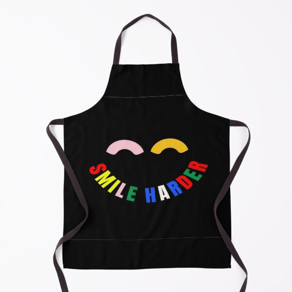 Item preview, Colorful "Smile Harder" Motivational Face Design – Positive Vibes for Apparel, Posters & Stickers designed and sold by Bright Nest Studio.