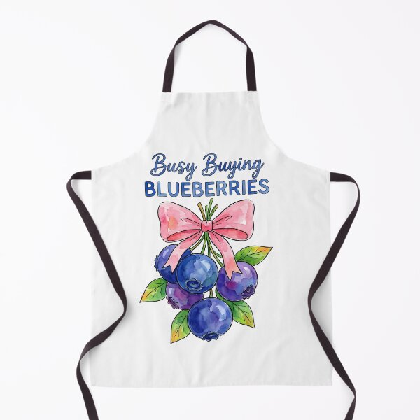 Item preview, Watercolor Blueberry Bouquet with Pink Ribbon Bow designed and sold by LunaPixelStudio.