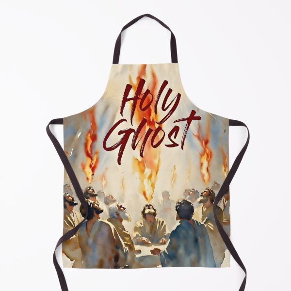 Item preview, Holy Ghost Pentecost Flames – Watercolor Descent designed and sold by DeusInk.