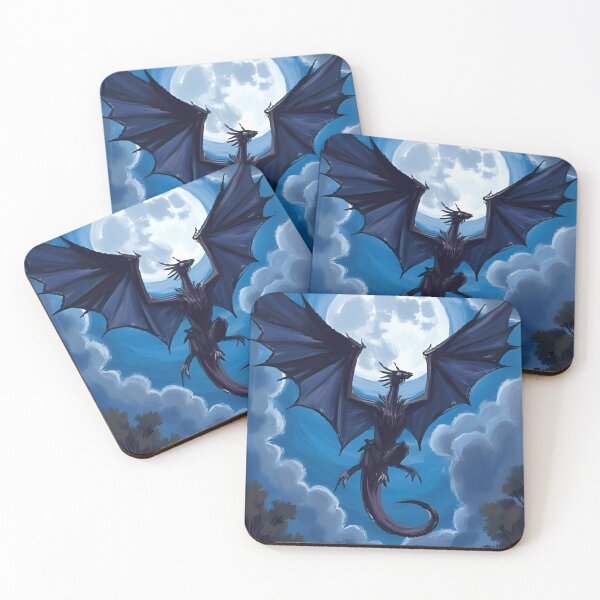 Item preview, Midnight Dragon Under Full Moon designed and sold by ULTIMATE CREATIONS.
