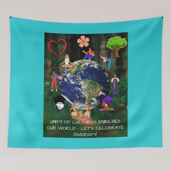Item preview, Unity of cultures enriches our world designed and sold by Magdalena Krzebiot.