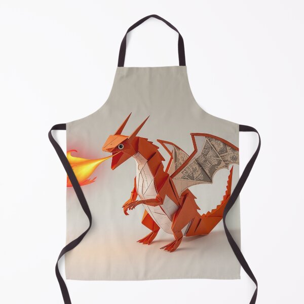 Item preview, Fiery Origami Dragon with Artistic Touch designed and sold by Wonderful Designs.