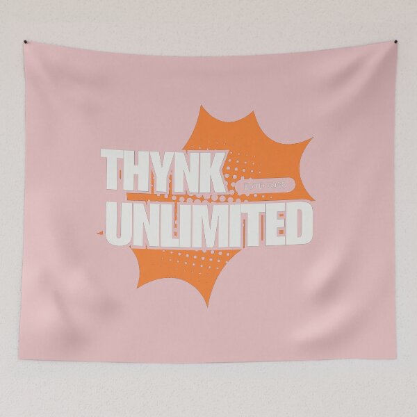 Item preview, Think Unlimited – Bold Motivational Quote Typography Design designed and sold by RevieusaR.