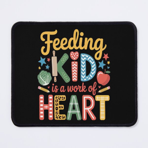 Item preview, Feeding Is A Work Of Heart Lunch Lady Cafeteria Crew designed and sold by HaiharryCartoon.