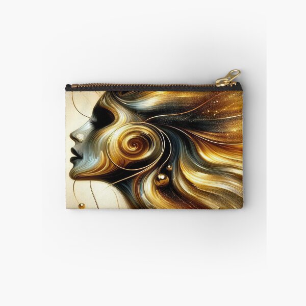 Item preview, Golden Flow of Feminine Energy – Lines of light between elegance, movement and cosmic depth designed and sold by FotoworldEdel.