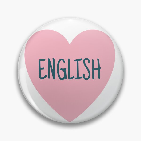 Item preview, Love English heart design designed and sold by Think4Prints.