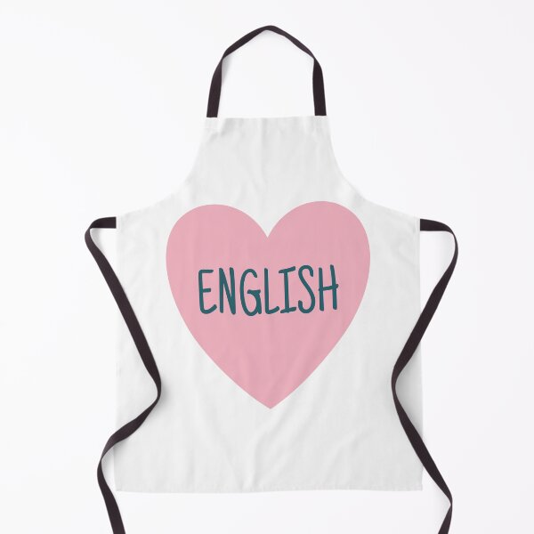 Item preview, Love English heart design designed and sold by Think4Prints.