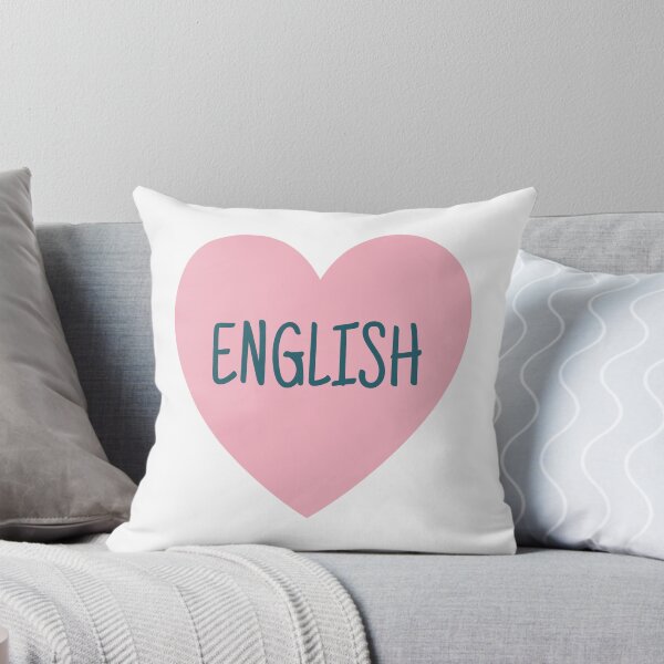 Item preview, Love English heart design designed and sold by Think4Prints.