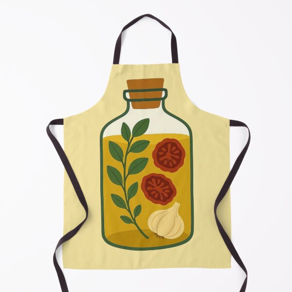 Item preview, Sun-Dried Tomato, Basil and Garlic Infused Oil – Mediterranean Kitchen Art Print. designed and sold by Aloloco.