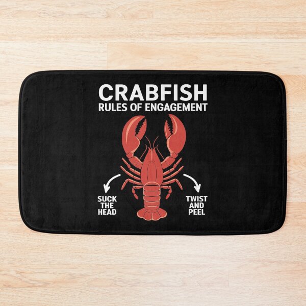 Item preview, Crawfish Rules of Engagement - Funny Crawfish Broil  designed and sold by VerseFarm.