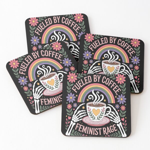 Item preview, Feminist Rage Feminism Right Fueled By Coffee designed and sold by HaiharryCartoon.