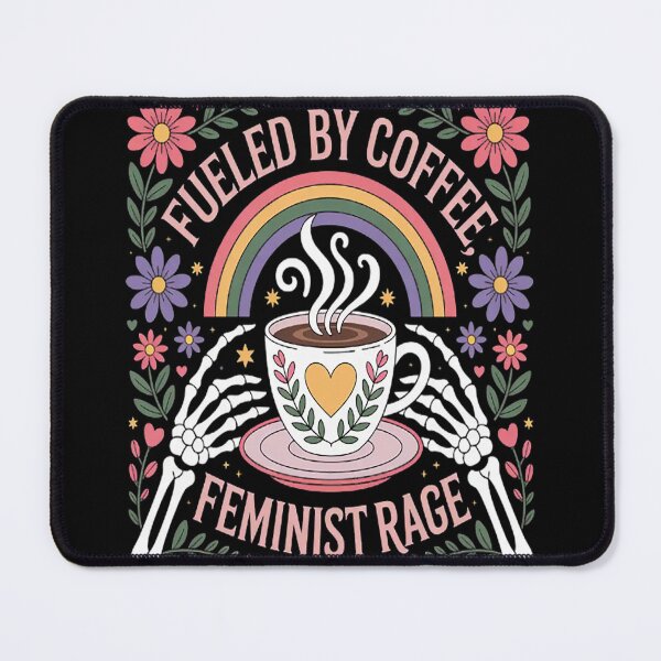 Item preview, Feminist Rage Feminism Right Fueled By Coffee designed and sold by HaiharryCartoon.