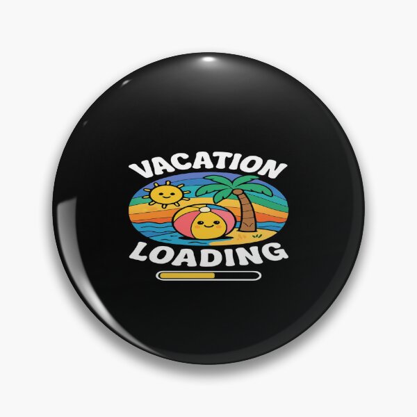 Item preview, Vacation Loading Beach Vibes | Funny Summer Palm Tree Design for Travel Lovers & Holiday Dreamers designed and sold by Bright Nest Studio.