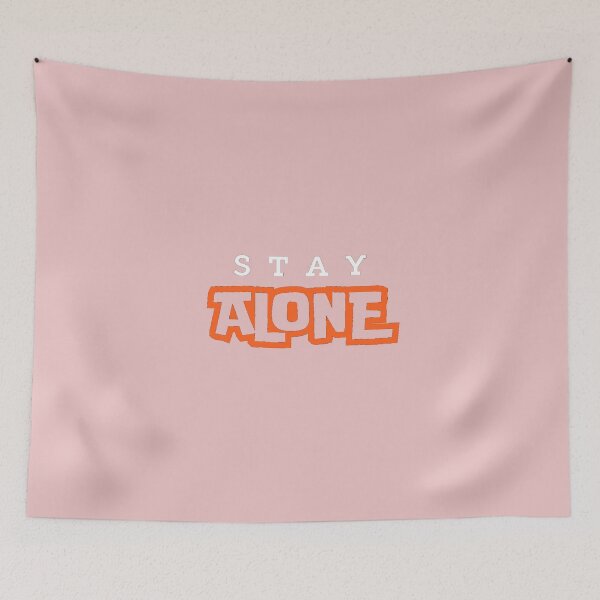Item preview, Stay Alone – Bold Minimal Typography Quote Design designed and sold by RevieusaR.