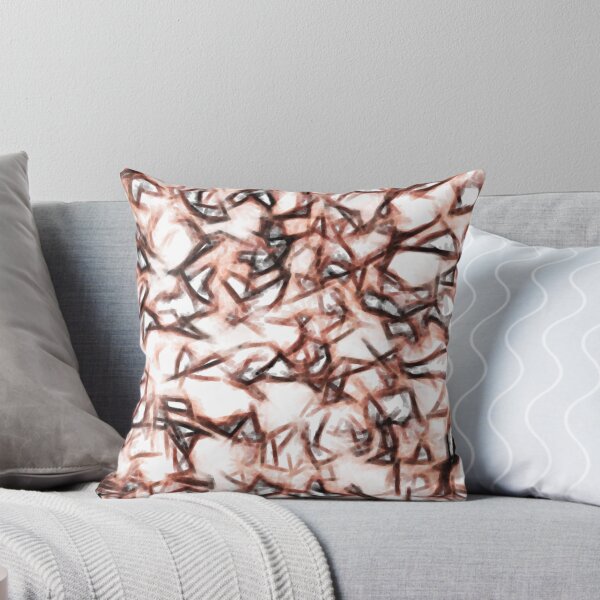 Item preview, Abstract Lines in Pink and Burgundy  designed and sold by Poetic Patterns Studio.