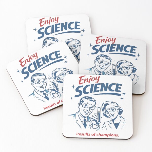 Item preview, Enjoy Lab – Results of Champions (Retro Science Couple) designed and sold by BeetleDots.