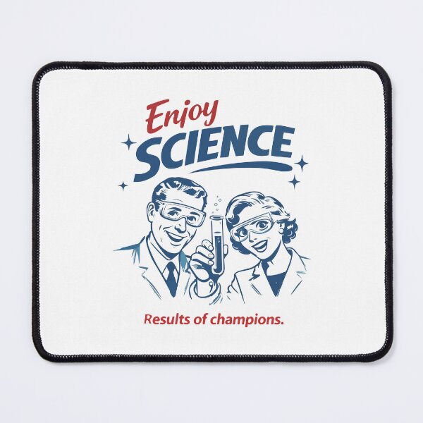 Item preview, Enjoy Lab – Results of Champions (Retro Science Couple) designed and sold by BeetleDots.