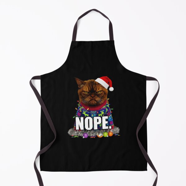 Item preview, Ugly Christmas Cat Meme Grumpy Face Mood Disgusted  designed and sold by WayTBeenkenArt.