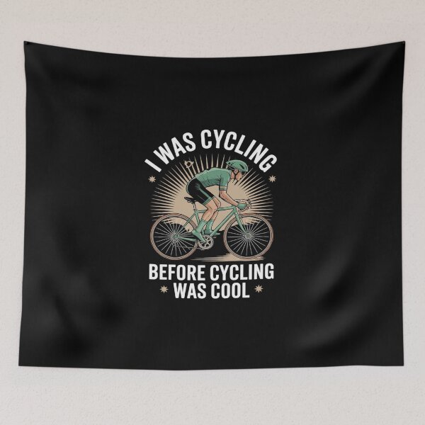 Item preview, I Was Cycling Before Cycle Rider Bicycle Lover  designed and sold by DigitaldeligArt.