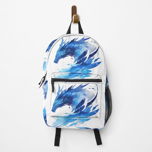 Item preview, Abstract Ice Dragon – Blue Fantasy Dragon designed and sold by Dyan4.