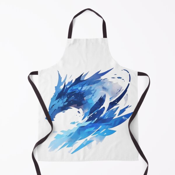 Item preview, Abstract Ice Dragon – Blue Fantasy Dragon designed and sold by Dyan4.
