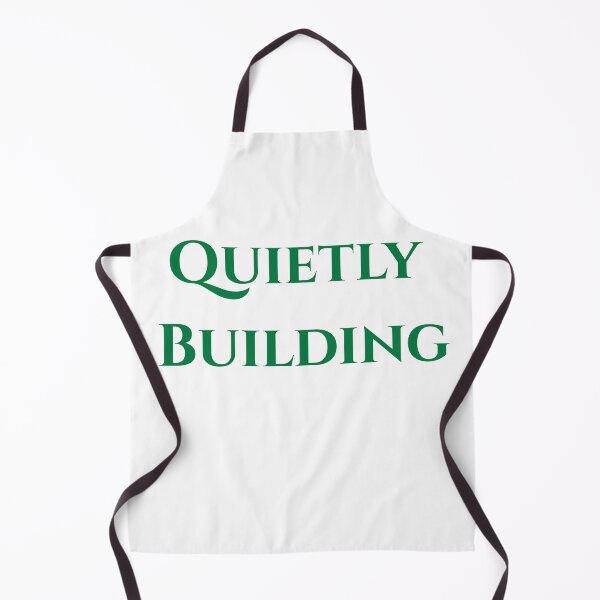 Item preview, Quietly Building – Minimal Hustle Quote designed and sold by RICHKIDSSTUDIO.