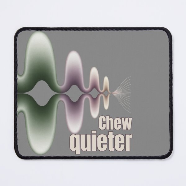 Item preview, Chew Quieter Wave -  Gift ideas for introverted people designed and sold by SawaOne.