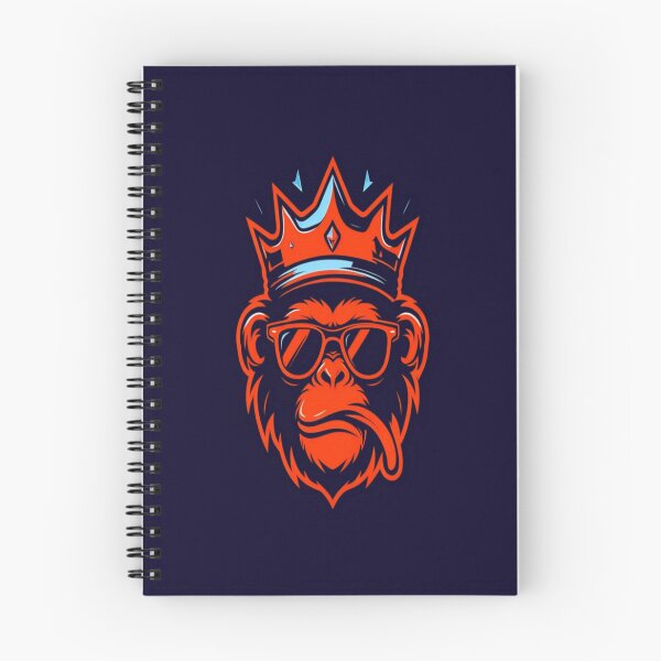 Item preview, Regal Monkey Pop Art – Crowned Ape with Sunglasses, Bold Colors, Street Style Vibes designed and sold by Bright Nest Studio.