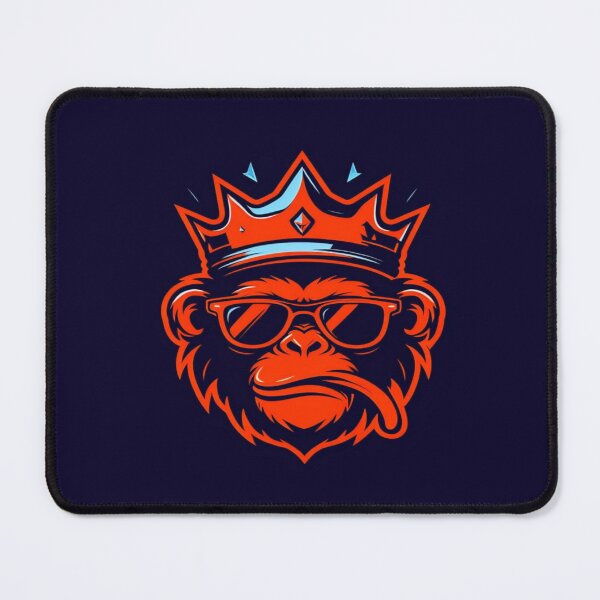 Item preview, Regal Monkey Pop Art – Crowned Ape with Sunglasses, Bold Colors, Street Style Vibes designed and sold by Bright Nest Studio.