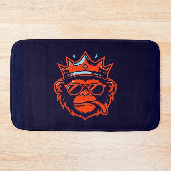 Item preview, Regal Monkey Pop Art – Crowned Ape with Sunglasses, Bold Colors, Street Style Vibes designed and sold by Bright Nest Studio.