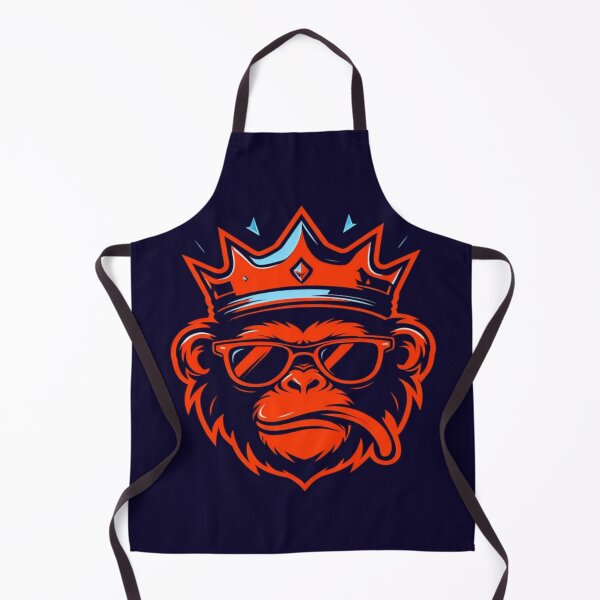 Item preview, Regal Monkey Pop Art – Crowned Ape with Sunglasses, Bold Colors, Street Style Vibes designed and sold by Bright Nest Studio.