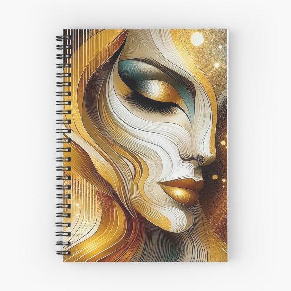 Item preview, Golden Flow of Feminine Energy – Lines of light between elegance, movement and cosmic depth designed and sold by FotoworldEdel.