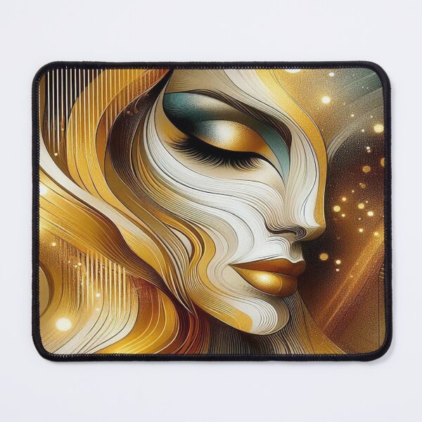 Item preview, Golden Flow of Feminine Energy – Lines of light between elegance, movement and cosmic depth designed and sold by FotoworldEdel.