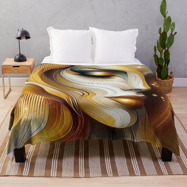 Item preview, Golden Flow of Feminine Energy – Lines of light between elegance, movement and cosmic depth designed and sold by FotoworldEdel.