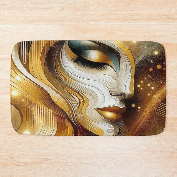 Item preview, Golden Flow of Feminine Energy – Lines of light between elegance, movement and cosmic depth designed and sold by FotoworldEdel.