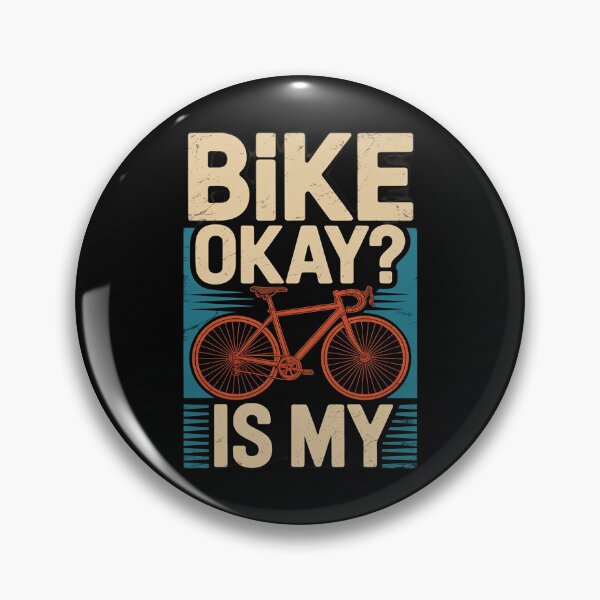 Item preview, Is My Bike Okay Bicycle Gravel Cyclocross Bikepacker  designed and sold by DigitaldeligArt.