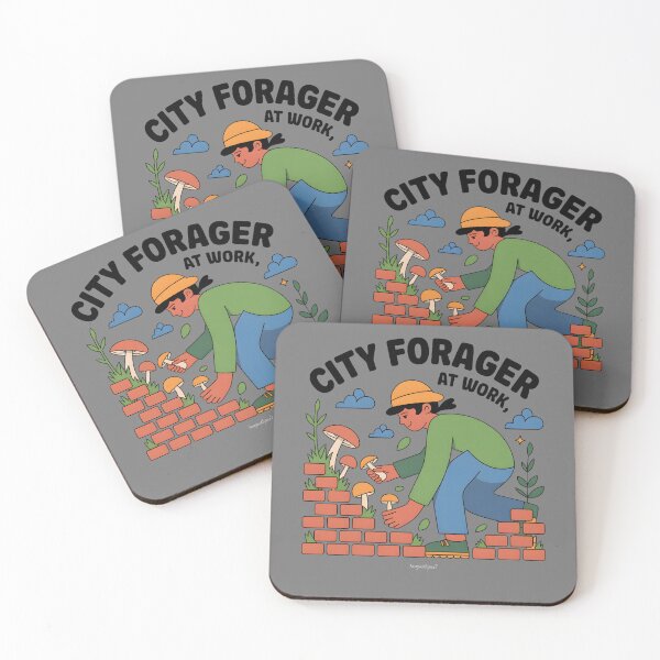 Item preview, Urban Forager at Work – City Mushroom Foraging T-Shirt designed and sold by ImaginedSpace7.