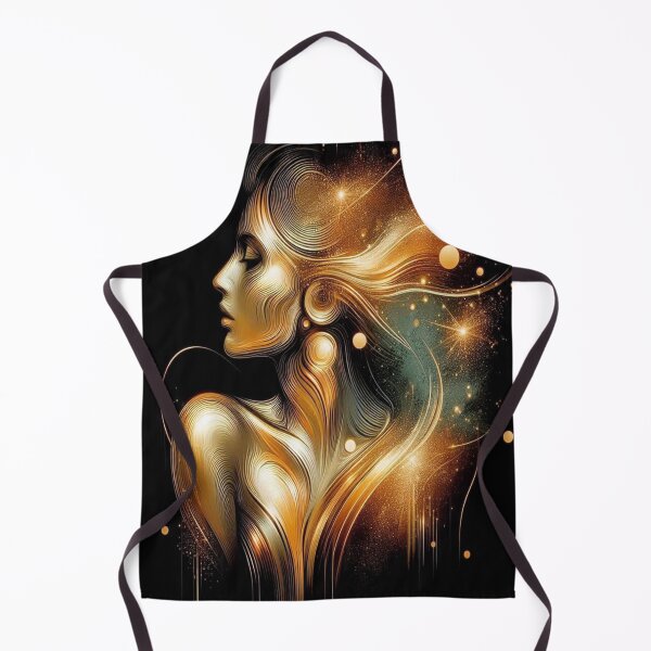 Item preview, Golden Flow of Feminine Energy – Lines of light between elegance, movement and cosmic depth designed and sold by FotoworldEdel.
