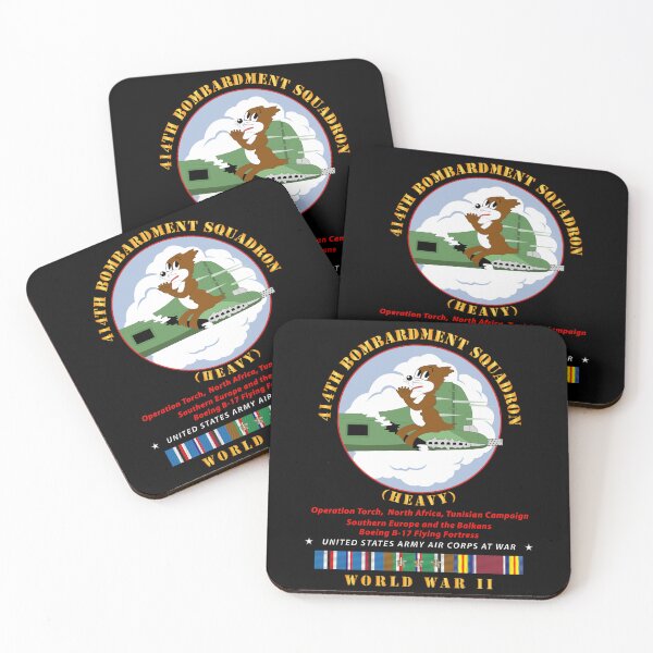 Item preview, Army - 414th Bombardment Squadron (Heavy) - AAC w  WWII  EU SVC designed and sold by Military Insignia Products.