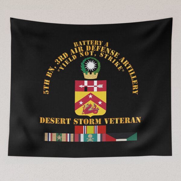 Item preview, Army - A Btry, 5th Bn, 3rd ADA - Desert Storm Veteran designed and sold by Military Insignia Products.