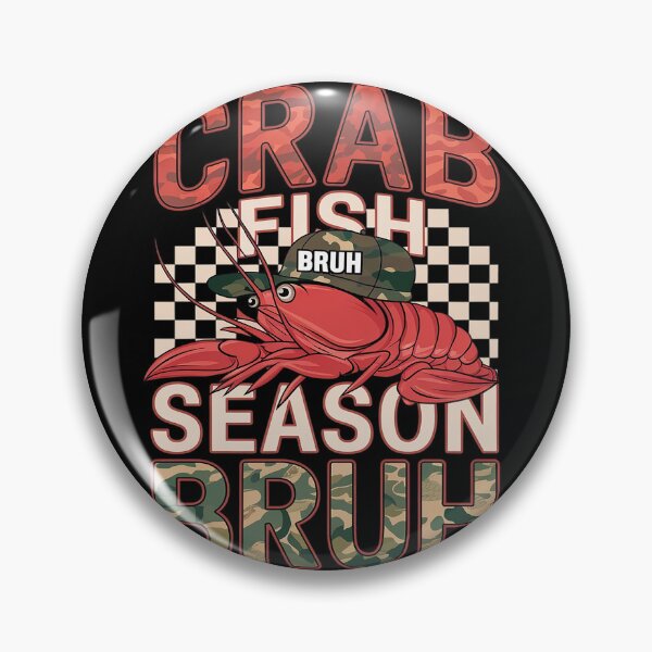 Item preview, Crawfish Season Bruh Funny Crawfish Hat Boy Crawfish Preppy 1  designed and sold by VerseFarm.