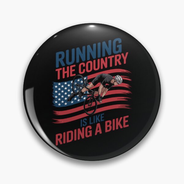 Item preview, Joe Biden falling off his bicycle Biden Falls off Bike  designed and sold by DigitaldeligArt.