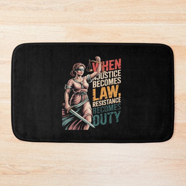 Item preview, When Injustice Becomes Law Resistance Becomes Duty designed and sold by HORIZBoutique.