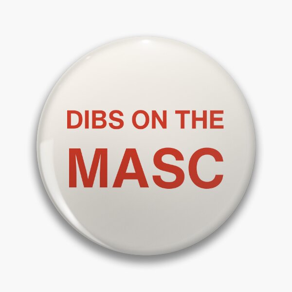 Item preview, Dibs on the Masc - Queer Lesbian Meme Sticker designed and sold by moonna designs.