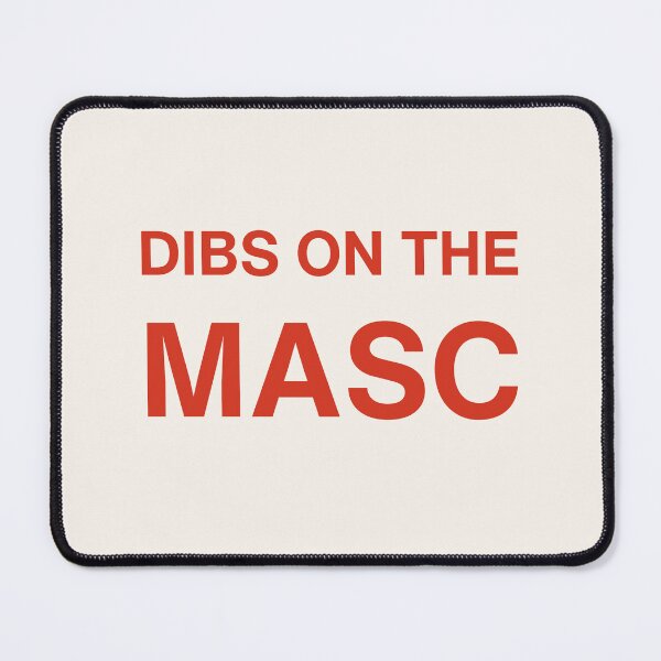 Item preview, Dibs on the Masc - Queer Lesbian Meme Sticker designed and sold by moonna designs.