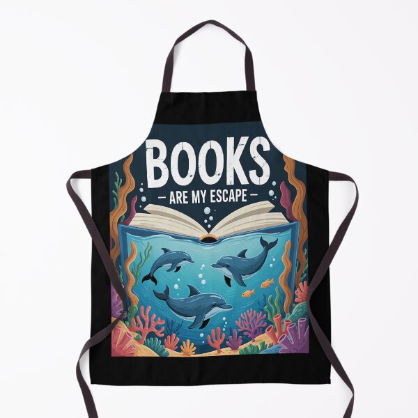Item preview, Books Are My Escape Ocean Adventure designed and sold by TheRetroStyle.