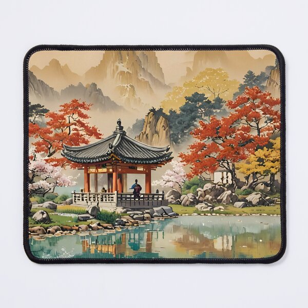 Item preview, Autumn Reflection: The Ulsan Garden Pavilion designed and sold by Dms3512.
