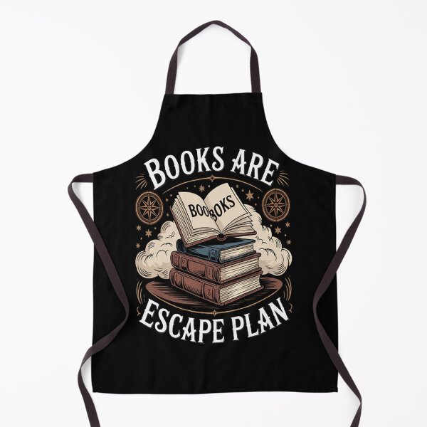 Item preview, Books Are My Escape Plan designed and sold by TheRetroStyle.