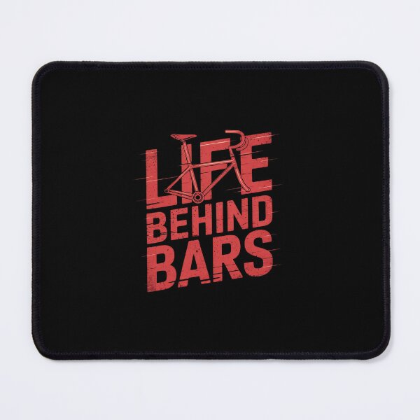 Item preview, Life Behind Bars Bicycle Biker designed and sold by MarkLeedsArt.
