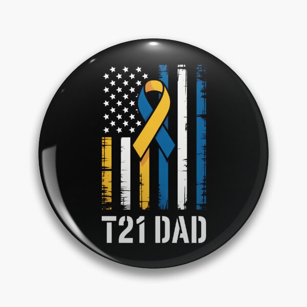 Item preview, T21 Dad American Flag Down Syndrome Awareness designed and sold by cosmicncozyS.